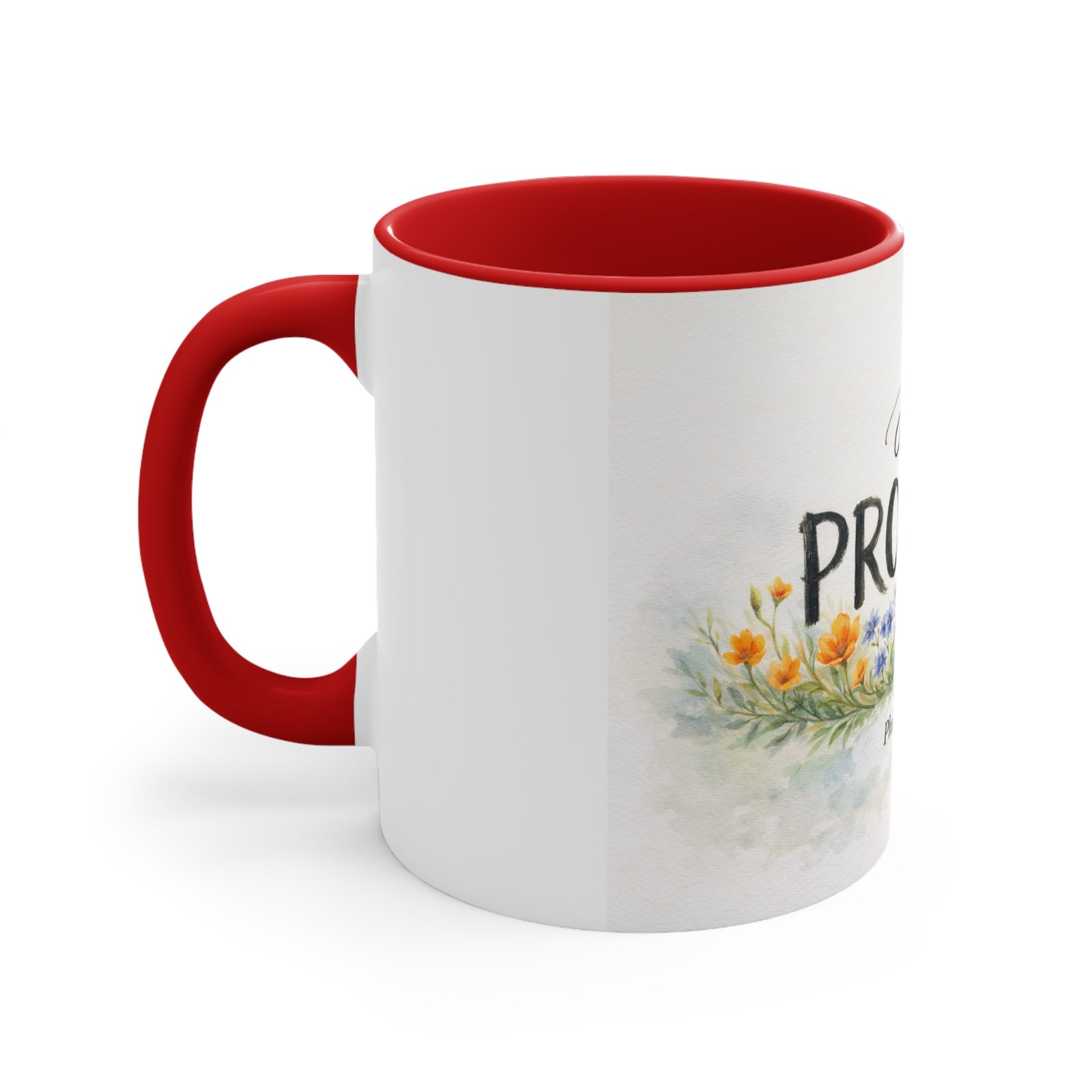 he provides accent mug — christian philippians 4:19 floral coffee cup he provides accent mug — christian philippians 4:19 floral coffee cup