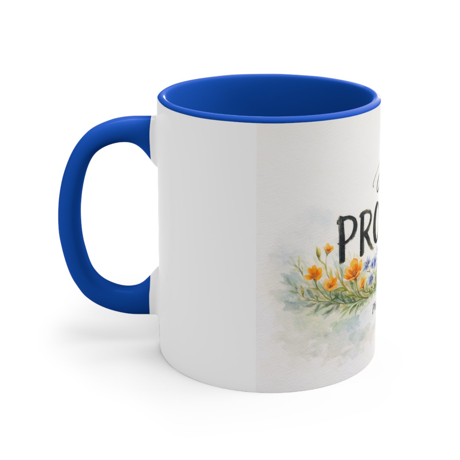 he provides accent mug — christian philippians 4:19 floral coffee cup he provides accent mug — christian philippians 4:19 floral coffee cup