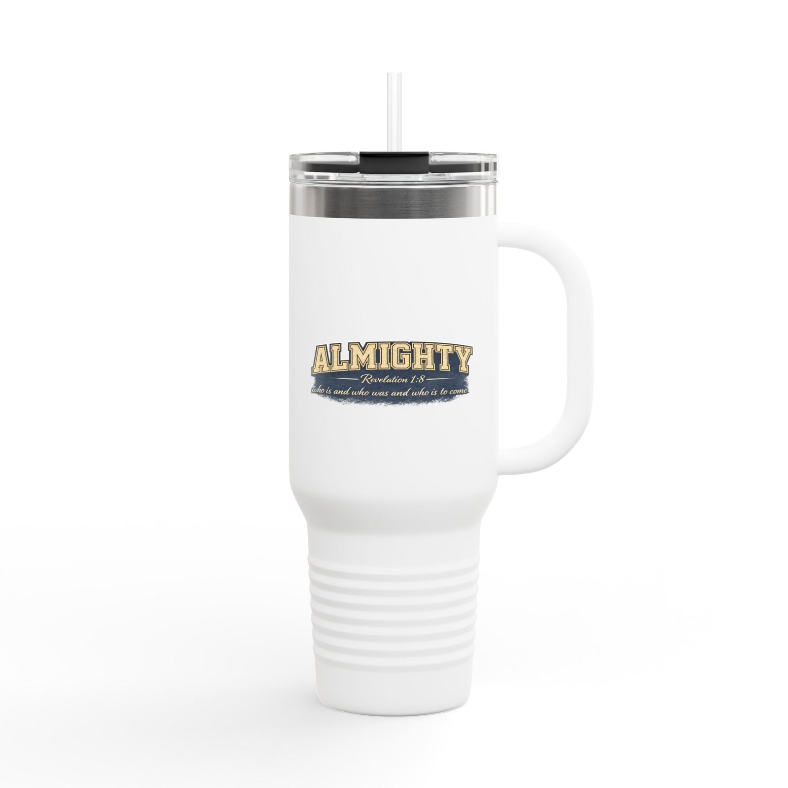 almighty 40oz insulated travel mug — revelation 1:8 inspirational tumbler almighty 40oz insulated travel mug — revelation 1:8 inspirational tumbler