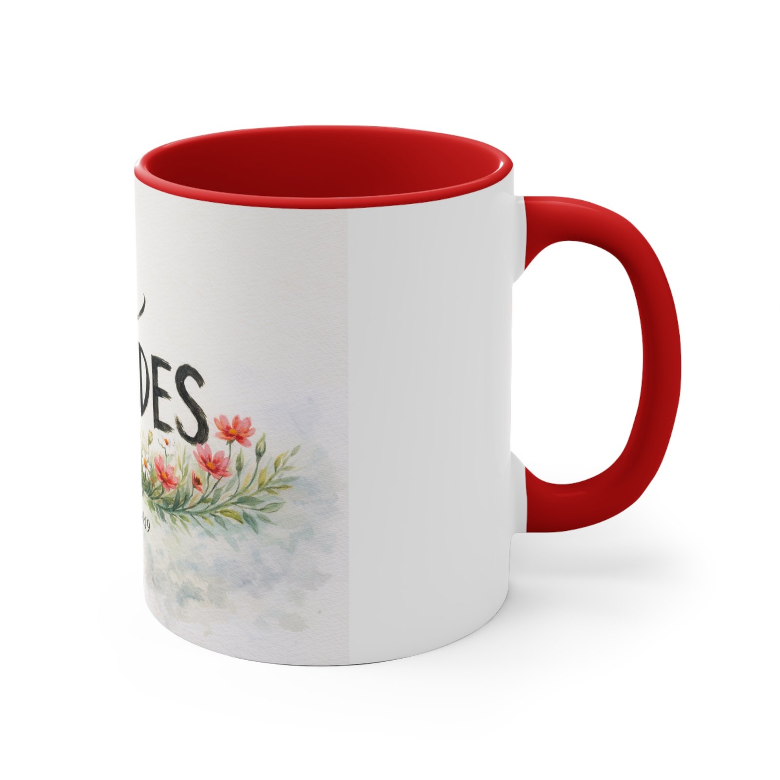 he provides accent mug — christian philippians 4:19 floral coffee cup he provides accent mug — christian philippians 4:19 floral coffee cup