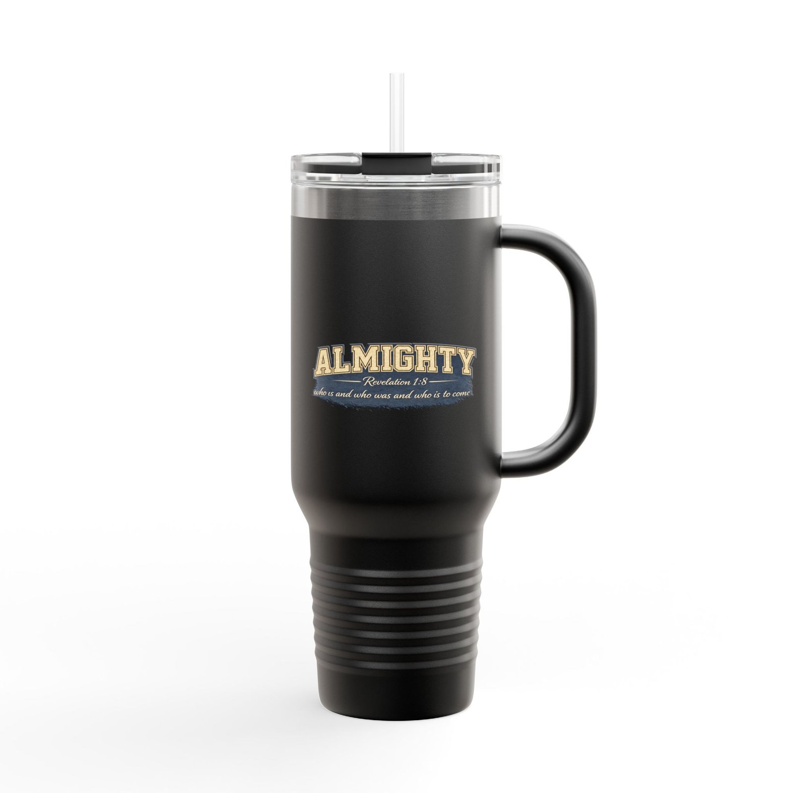 almighty 40oz insulated travel mug — revelation 1:8 inspirational tumbler almighty 40oz insulated travel mug — revelation 1:8 inspirational tumbler