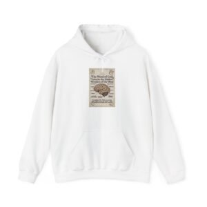 christian faith hoodie — "the word of god unlocks the mind" inspirational cross sweatshirt
