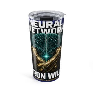 christian neural network “iron will” 20oz insulated tumbler proverbs 27:17